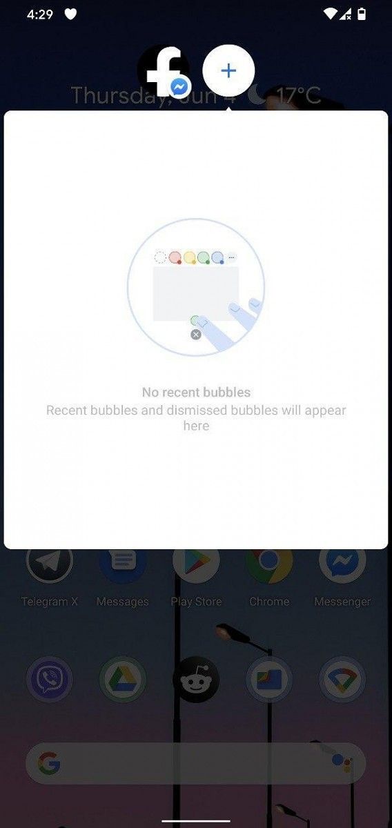 Facebook Messenger Android 11 Bubbles
