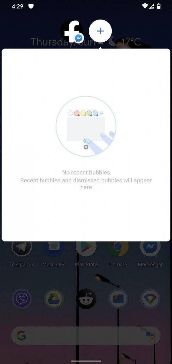 Facebook Messenger Android 11 Bubbles