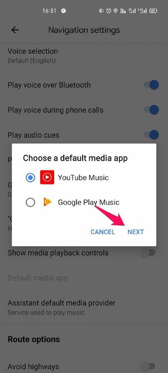 Google Maps YouTube Music integration