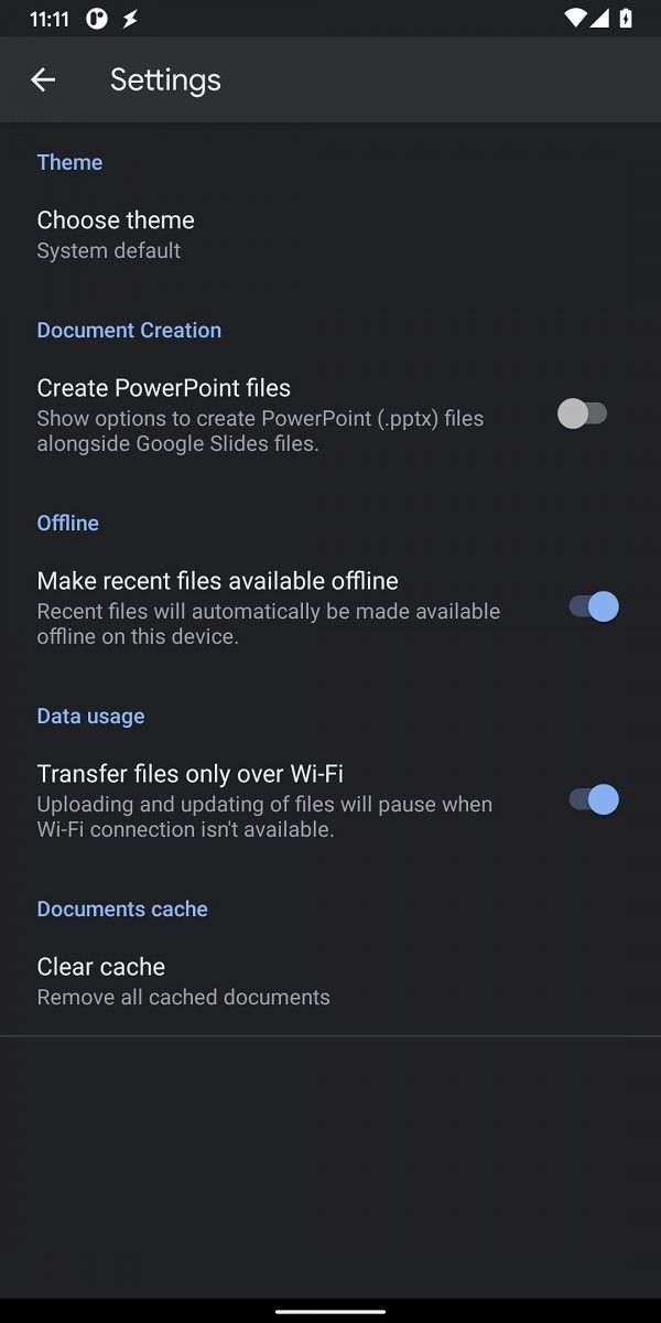 Google Docs, Sheets, and Slides are getting a dark theme on Android