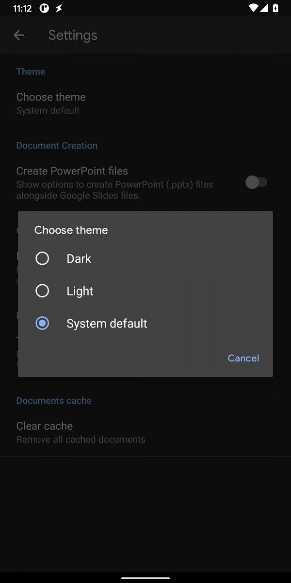 Google Docs, Sheets, and Slides are getting a dark theme on Android