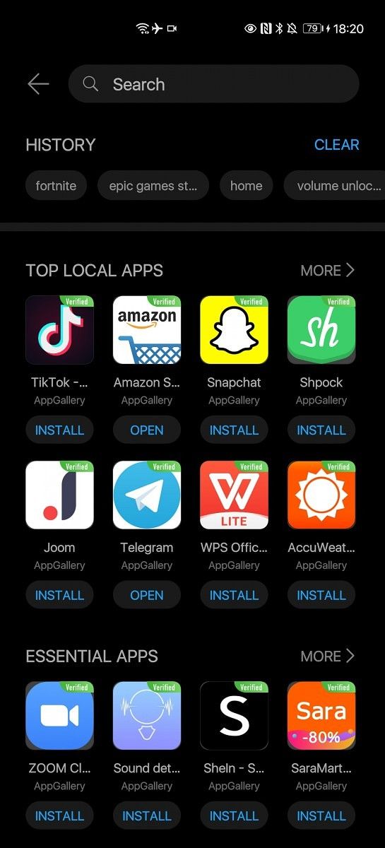 EMUI 10.1.0.131 Petal Search