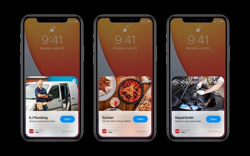 Apple iOS 14 App Clips
