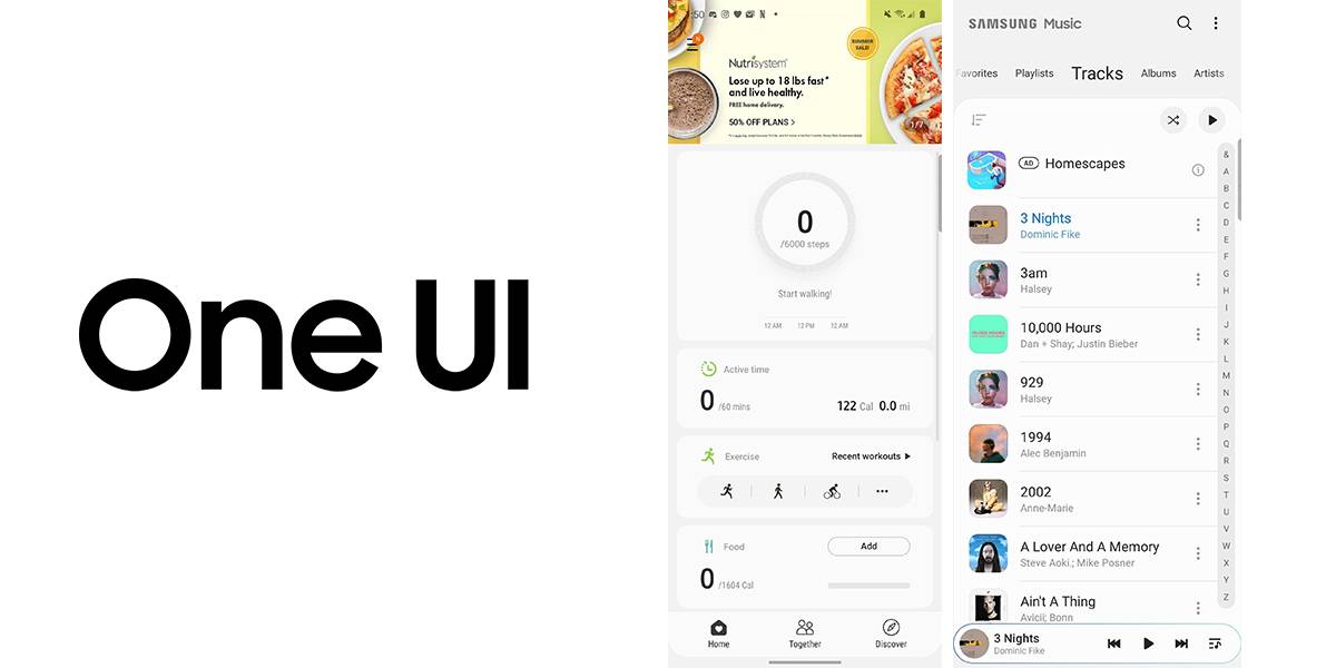 Samsung One UI ads
