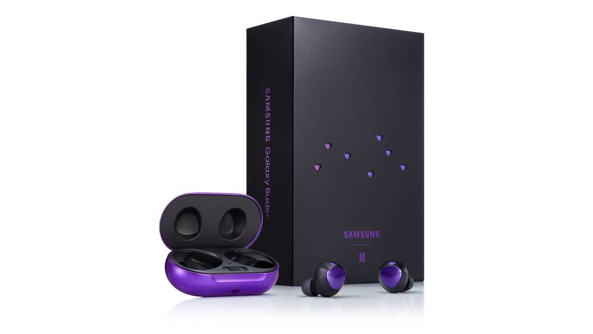 Samsung Galaxy Buds+ Mirror Purple BTS Edition_1