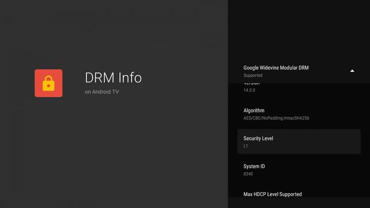 mi tv drm widevine l1