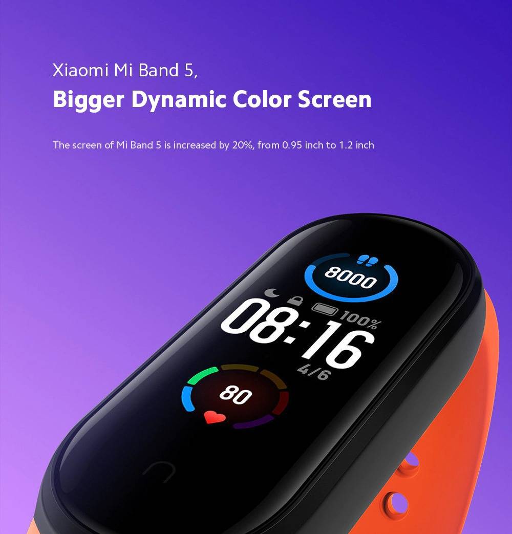 xiaomi mi band 5 display