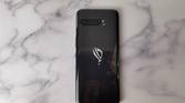 ASUS ROG Phone 3 rear design on marble.