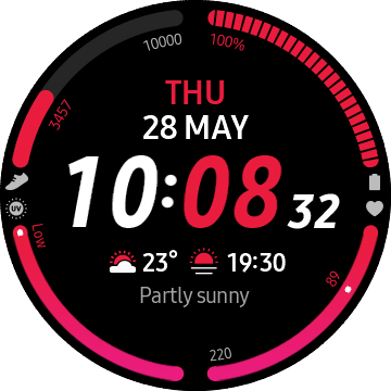 Samsung Galaxy Watch 3 watch face