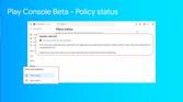 Google Play Developer Console July 2020 policy update console beta