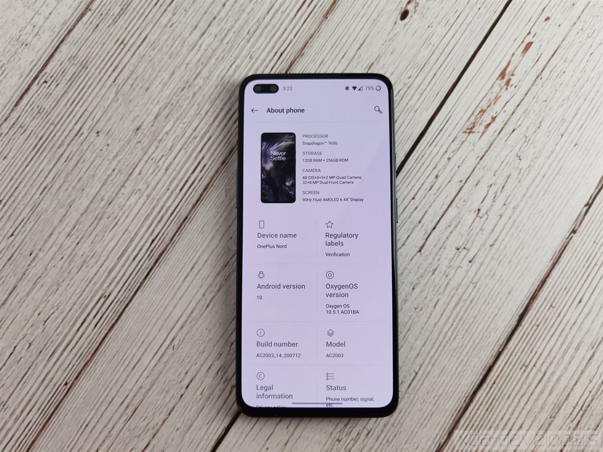 OnePlus Nord Gray Onyx