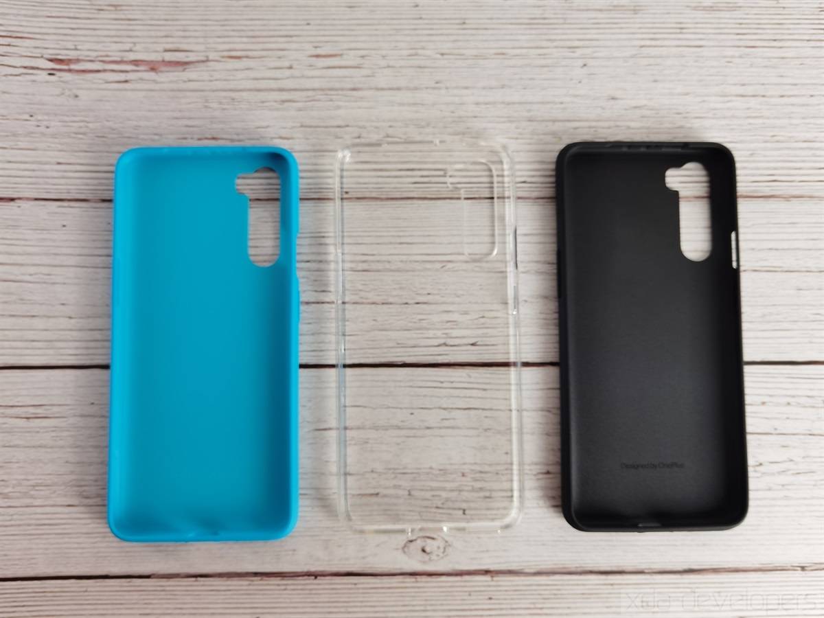 OnePlus Nord Sandstone Bumper and Clear Bumper cases