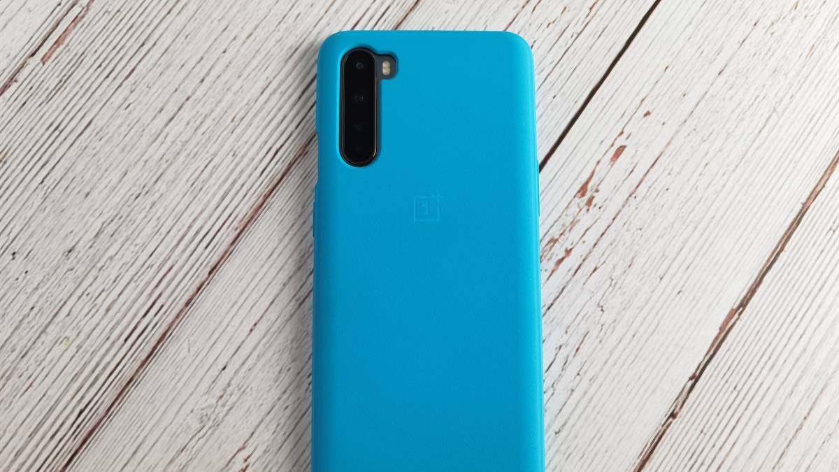 Custodia Morbida RankOne In Silicone TPU Per OnePlus Nord (6.44 Pollici), Colore Blu Zaffiro, Antiurto