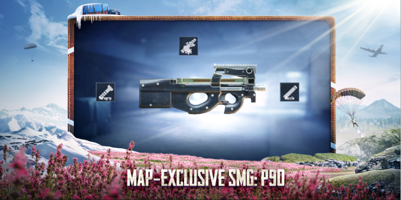 PUBG Mobile Livik P90