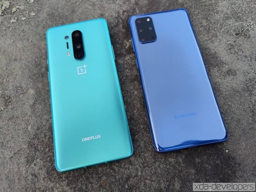 Samsung Galaxy S20+ versus OnePlus 8 Pro