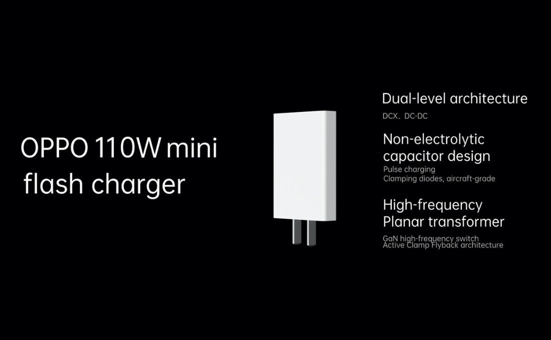 oppo 110w gan charger mini flash charger