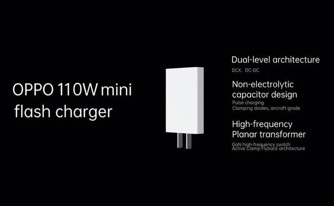 oppo 110w gan charger mini flash charger
