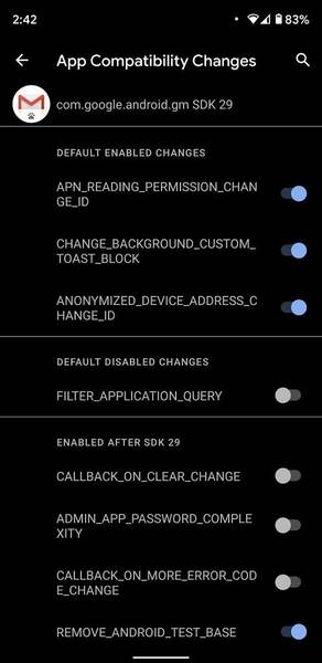 Android 11 debugging app compatibility developer options