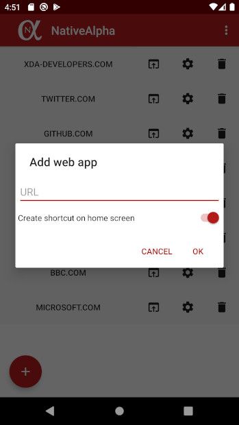 Native Alpha lets you transform any website into a native fullscreen ...
