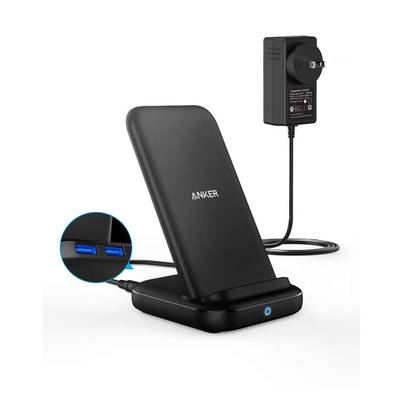If you are looking for a versatile wireless charging solution that can charge multiple devices at the same time, then the Anker PowerWave 10 Stand is the one for you. The wireless charger can charge your Galaxy Note 20 at 10W and it features two USB Type-A ports that you can use to charge two more devices at the same time. The charger comes with a supported 36W wall adapter and a 5ft power cord.