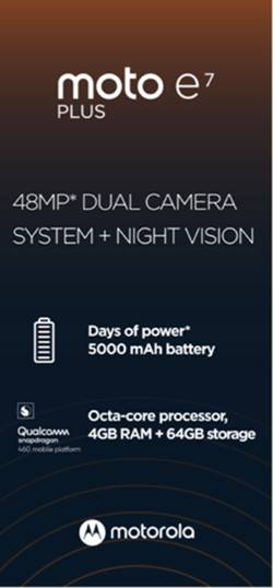 Moto E7 Plus leaked specifications