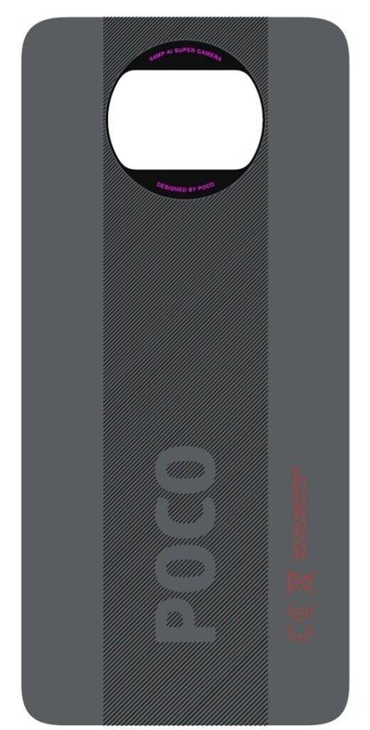 POCO X3 back panel design