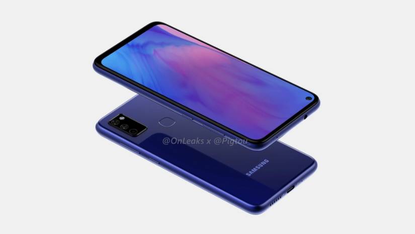 Samsung Galaxy M51 leaked render featured 1