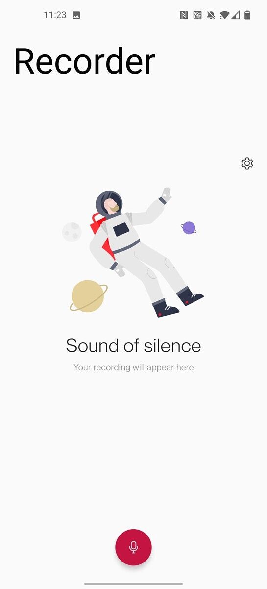 OxygenOS 11 recorder app