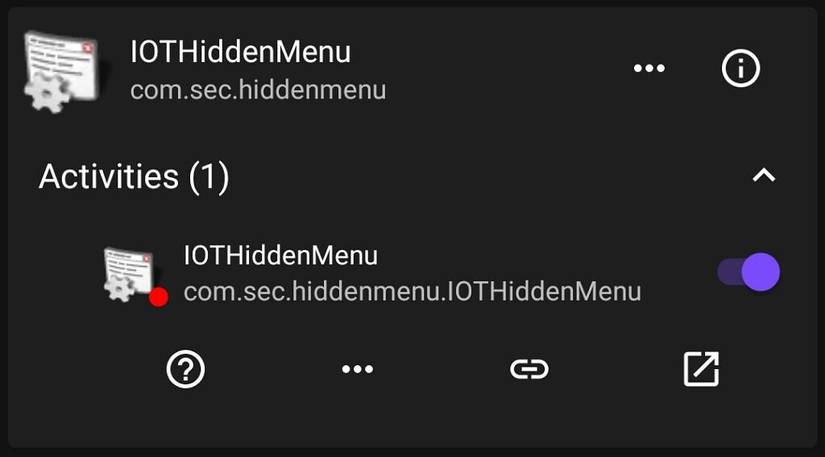 HiddenMenu on rooted Samsung Galaxy Note 20 Ultra
