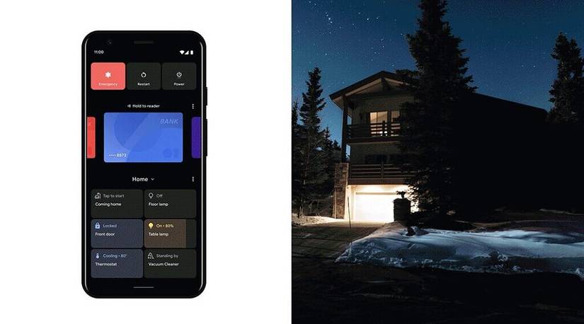 Android 11 Power Menu Smart Home Device Controls