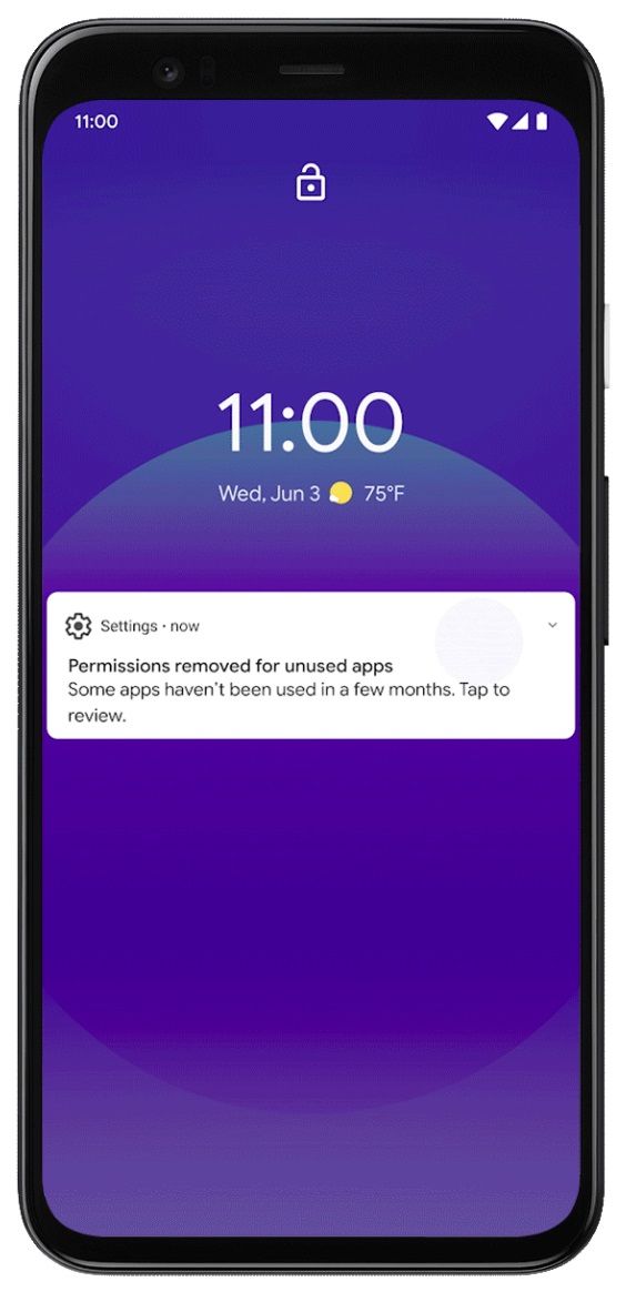 Android 11 permission auto-revoke