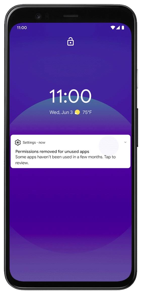 Android 11 permission auto-revoke