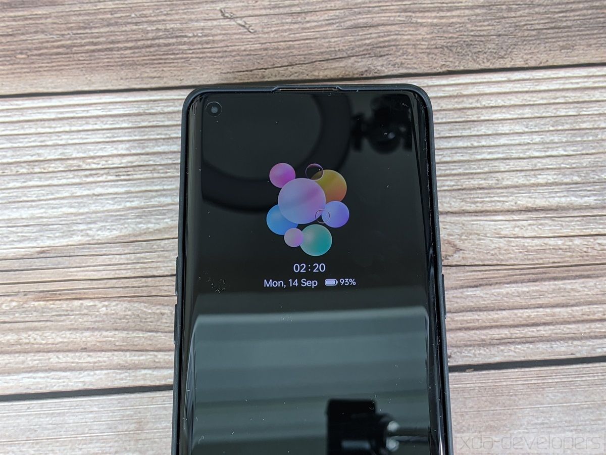 ColorOS 11 new Always on Display