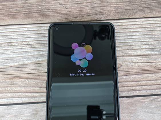 ColorOS 11 new Always on Display