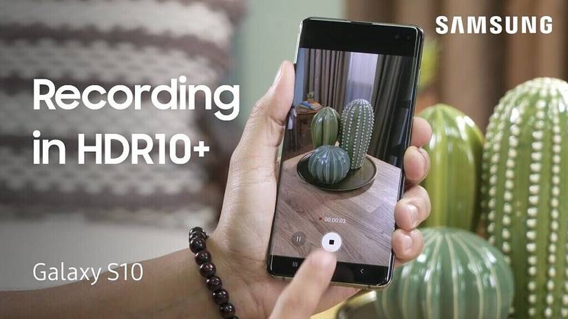 HDR10+ video recording on the Galaxy S10