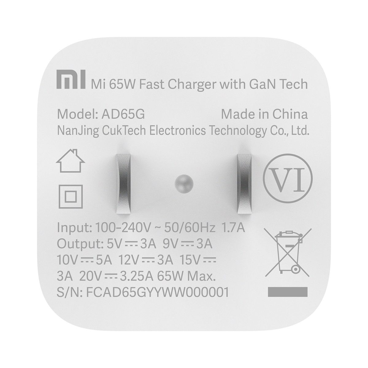Mi 65W Fast Charger with GaN