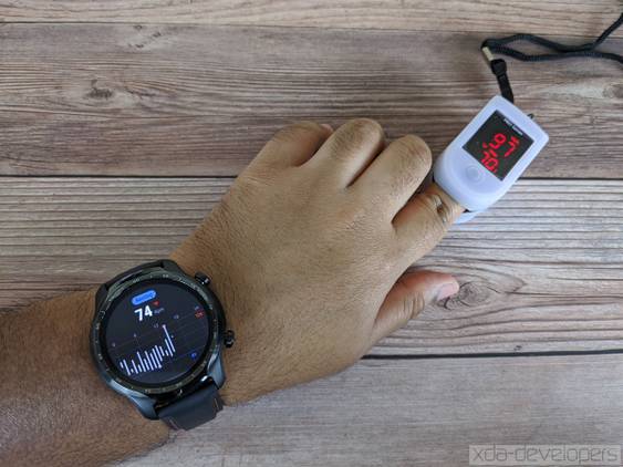 Mobvoi TicWatch Pro 3 heart rate monitoring