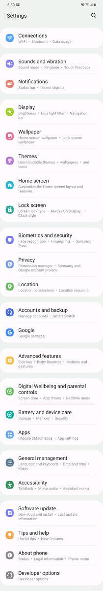 One UI 3.0 beta on the Samsung Galaxy S20
