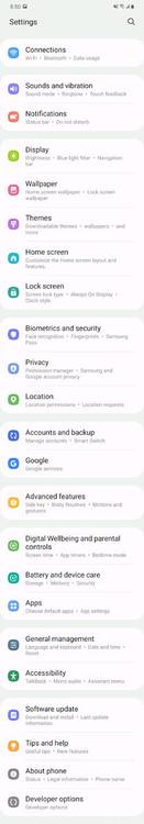 One UI 3.0 beta on the Samsung Galaxy S20