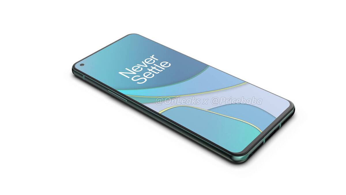 OnePlus 8T render based on internal schematics