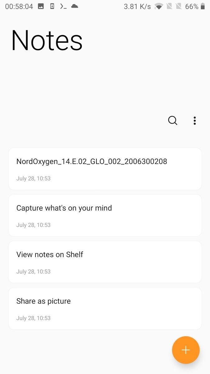 OnePlus Notes OxygenOS 11 Design 2