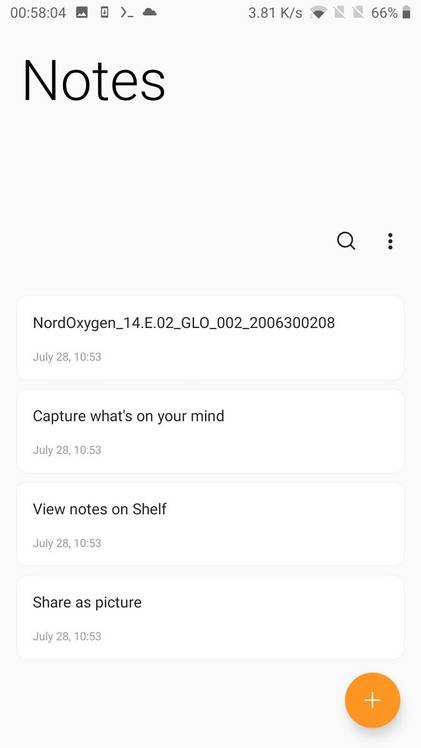 OnePlus Notes OxygenOS 11 Design 2