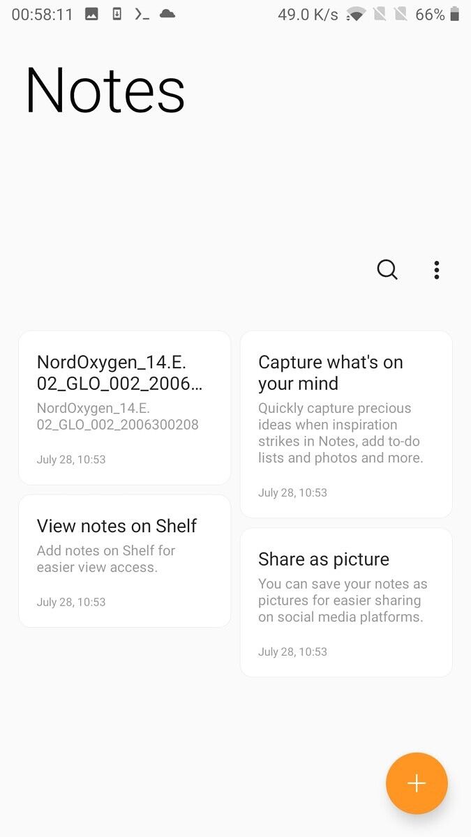 OnePlus Notes OxygenOS 11 Design 2