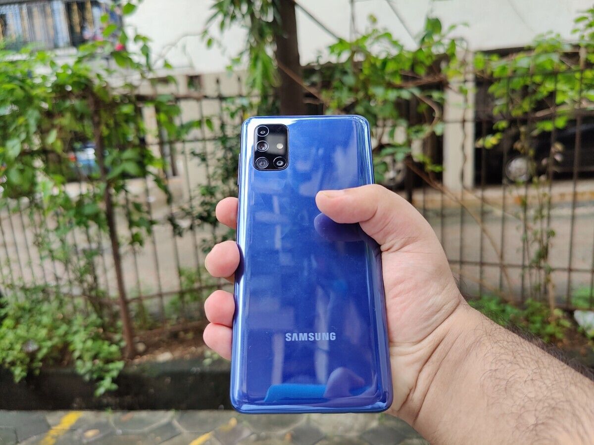 Samsung Galaxy M51 back