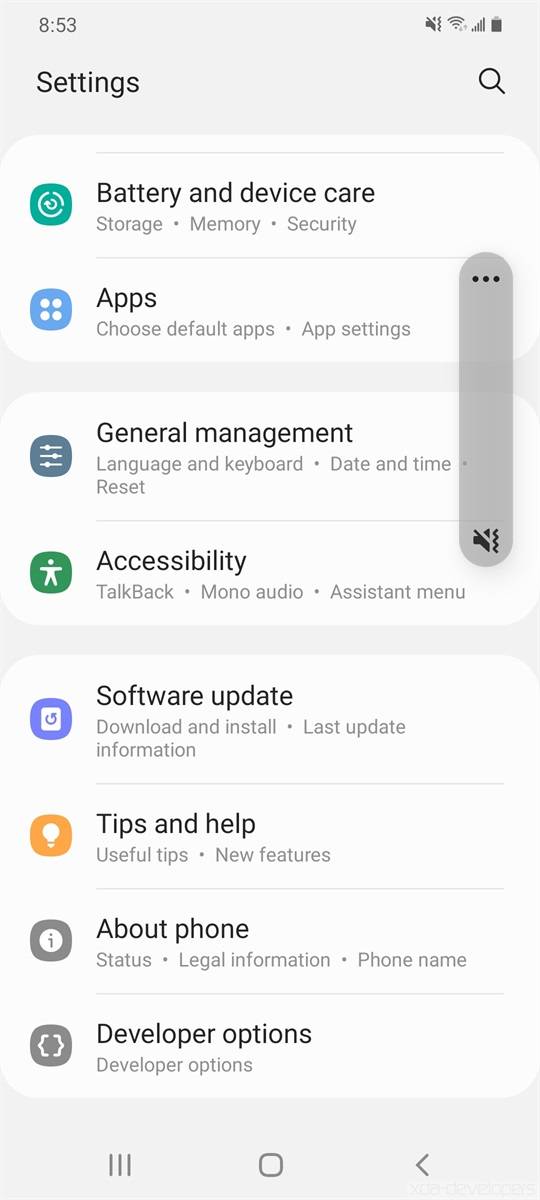 One UI 3.0 beta on the Samsung Galaxy S20