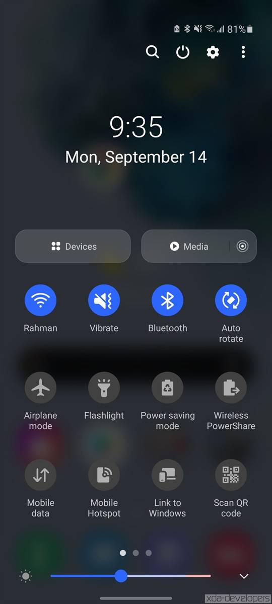 One UI 3.0 beta on the Samsung Galaxy S20