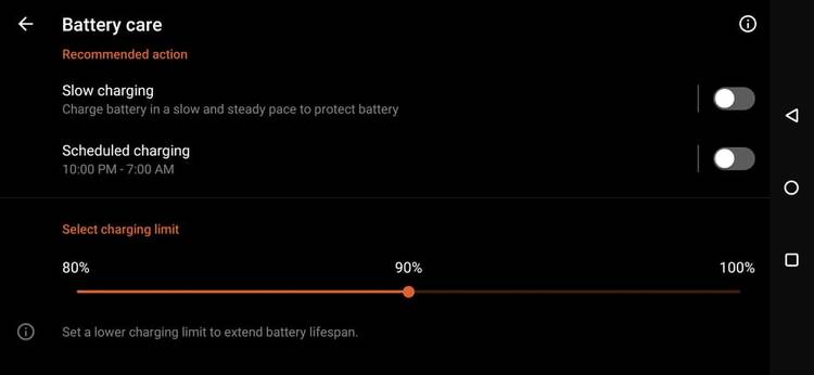 ASUS ROG Phone 3 battery limit feature