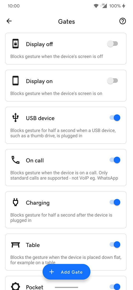 Tap, Tap lets you do a triple tap gesture on the back of your Android phone