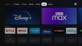 Google Chromecast with Google TV shows tab