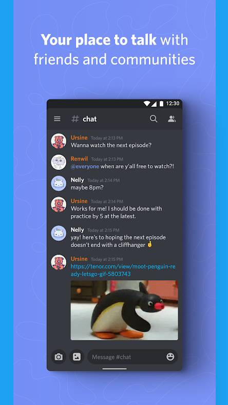 Discord Chat Screen